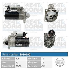 Motorino di avviamento MEAT & DORIA e altri per DODGE, FIAT