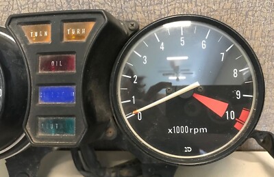Vintage 1982 Honda Nippon Seiki GL 500 Instrument Cluster 0-80 MPH