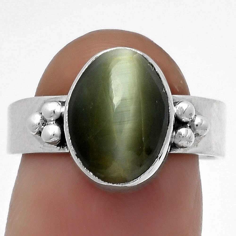 Divya Shakti Cat's Eye / Lehsuniya Gemstone Panchadhatu Ring Natural AAA  Quality For Women - Divya Shakti Online