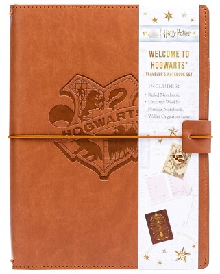 Harry Potter Welcome To Hogwarts Traveler's Notebook Set Refillable Notizbuch