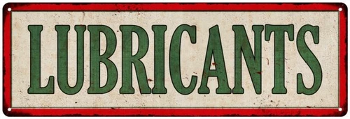 LUBRICANTS Vintage Looking Metal Sign Shop Oil Gas Garage 106180064025