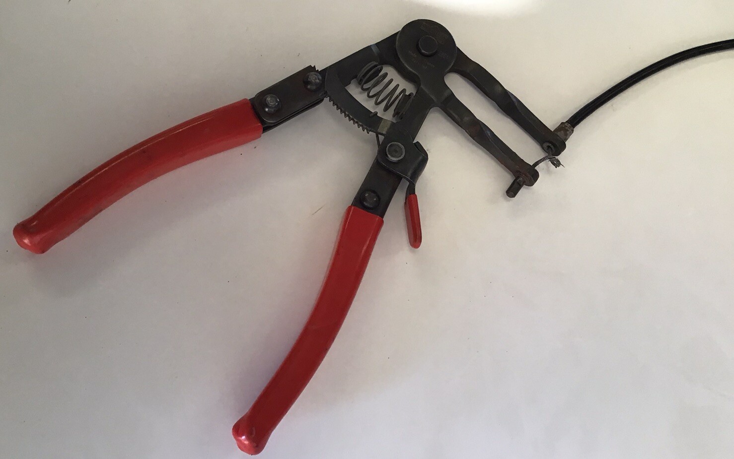 Mayhew 28640 Ratcheting Cable Operated Hose Clamp Pliers eBay