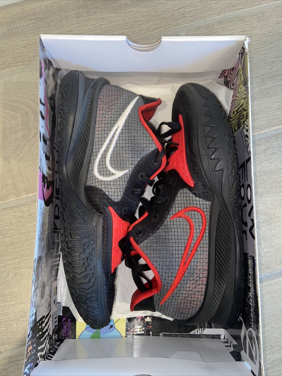 シューズ(男性用) NIKE KYRIE 4 LOW EP (BLACK/RED) Nike Kyrie Low 4 