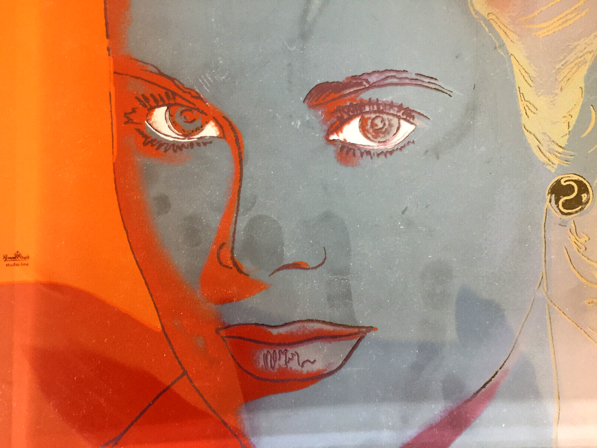 ANDY WARHOL Rosenthal GRACE KELLY. Glasteller 30x30cm, limit