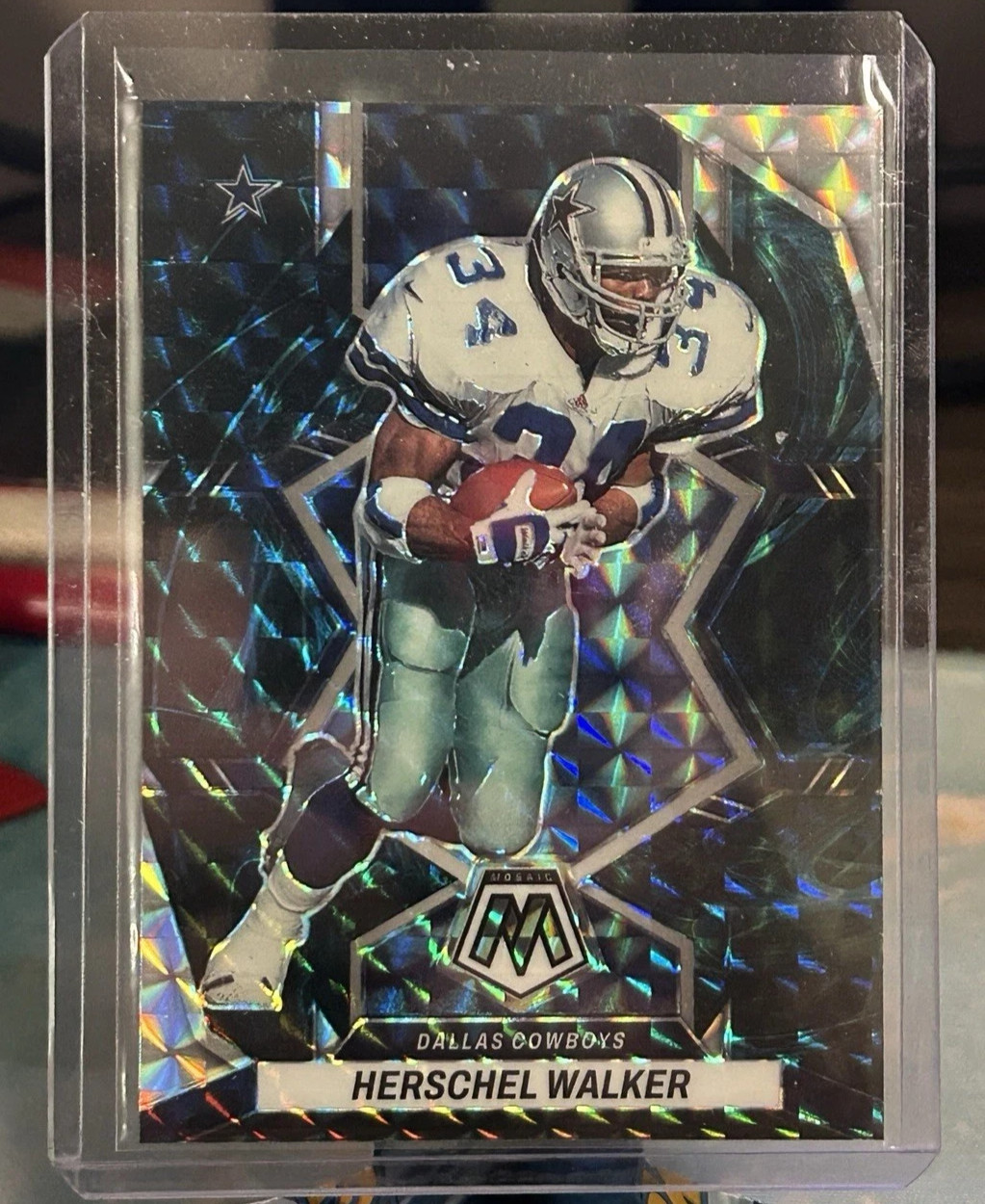 2022 Panini Mosaic - Herschel Walker #236 Genesis Mosaic Prizm