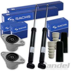4x SACHS Stoßdämpfer Hinten + Vorne Audi A6 4F2 C6 4FH S-Line Mit Sportfahrwerk