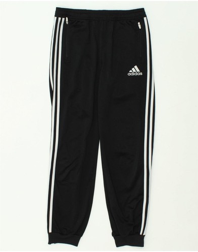 Adidas Jungen Trainingshose Jogginghose 13-14 Jahre XL schwarz Polyester AH06