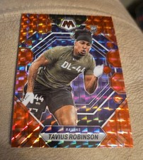 2023 Panini Mosaic Rookies Red Mosaic Prizm Tavius Robinson #365 