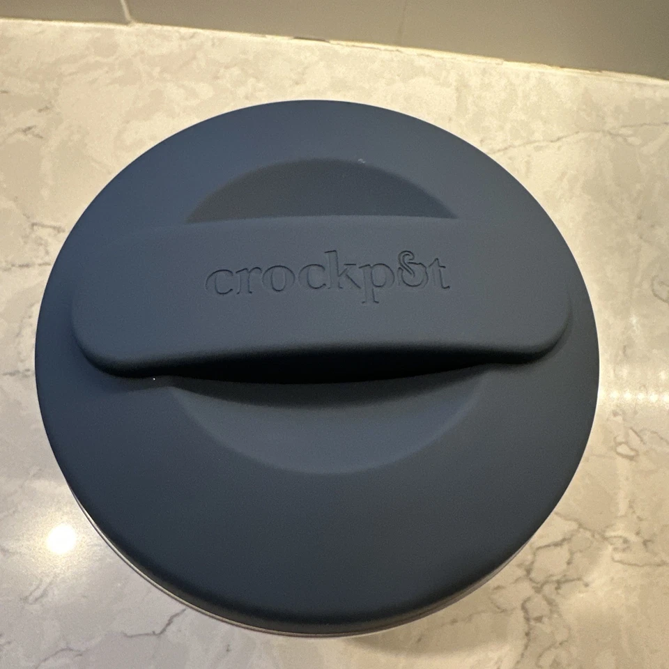 Crock-Pot 20 oz lonchera eléctrica portátil enchufable calentador de alimentos azul marino Foto 3 de 4