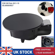 For VW Polo 2011-19 Fuel Gas Tank Door Lid Cover Flap Cap Paint Black 6R0809857