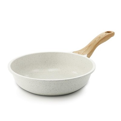 Ceramic Nonstick 8 Inch Omelet Pan Induction White