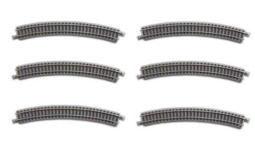 Rokuhan Scala Z 7297033 R 033 binario curvo R220-30° ( 6 pezzi) nuovo | Zustand: Nuovo