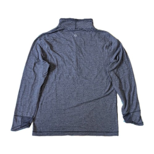 Lululemon Surge warmer Pullover mit halbem Reißverschluss grau Langarm Herren Large gebraucht, in einwandfreiem Zustand - Bild 4 von 10
