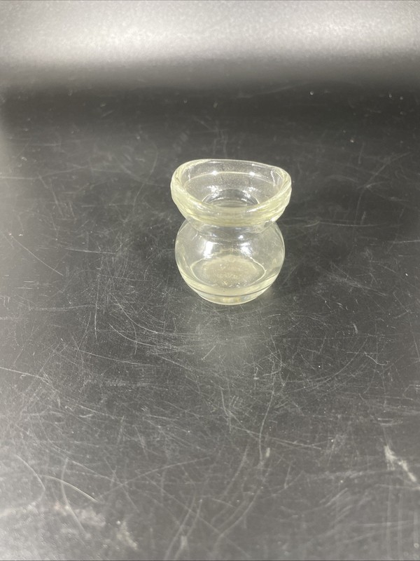 EYE WASH BATH CUP EYEWASH GLASCO GLASS MEDICAL OPTICAL RARE STYLE VINTAGE