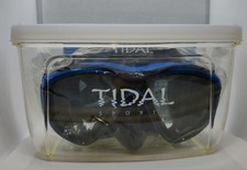 PROSHOT Tidal Single Lens Dive Mask Blue Clear Anti-Fog Snorkel Scuba Swimming
