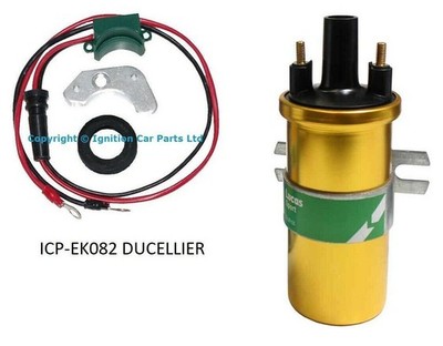 Elektronische Zündung Umbausatz & Spule Ducellier keine Unterdruckverteiler