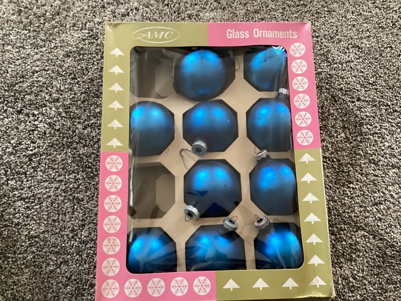 AMC Glass Ornaments set of 10
