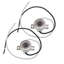 2-Pack E11 Mini Candelabra Ceramic Screw Lamp Holder Base Socket,1000W,250V