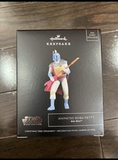 2021 Hallmark Star Wars Animated BOBA FETT ornament SDCC Limited Ed of 3700 New