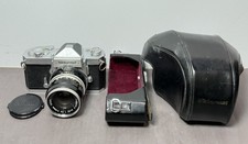 Nikon Nikkormat FT 35mm Film Camera  Nikkor-S Auto 35mm f/2.8 Lens