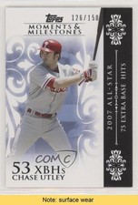 2008 Topps Moments & Milestones 126/150 Chase Utley #60 READ yf0