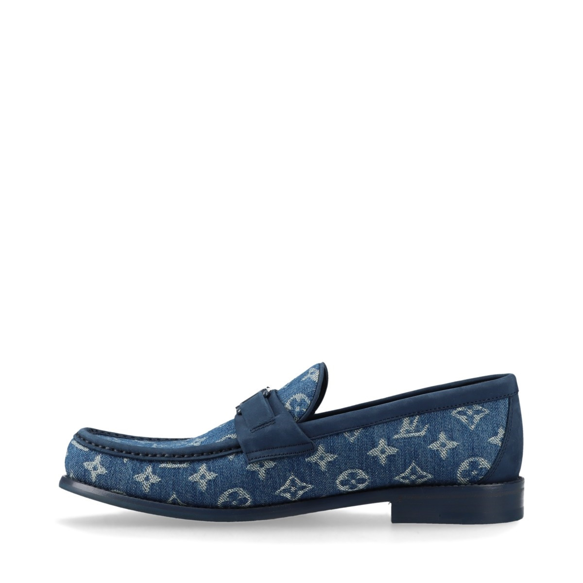 Louis Vuitton Major line 23 years Denim & leather Loafer UK8 Louis Vuitton Major line 23 years Denim & leather Loafer UK8