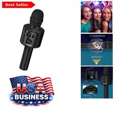 Portable Bluetooth Karaoke Mic  Speaker - Perfect for Home Parties  Birthdays