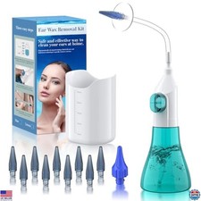 Ear Wax Removal Kit, Manual Ear Cleaner, Safe  Effective Irrigation System