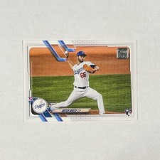 2021 Topps Series One #270 Mitch White Rookie Los Angeles Dodgers Card. rookie card picture