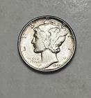 1944-P Philadelphia Mercury Winged Liberty Head Dime US 10c Silver Coin