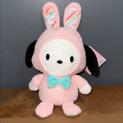 SANRIO Hello Kitty & Friends Easter bunny POCHACCO 11'' Plush nwt has some spots