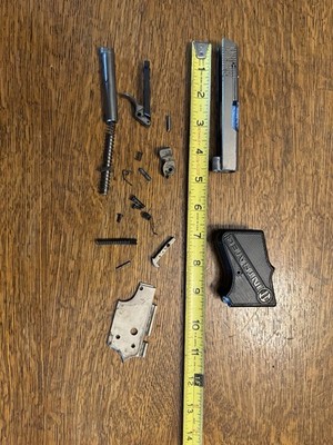 Intratec Protec 25 25 ACP Slide, Barrel, Grips, And MISC Parts Lot #8616