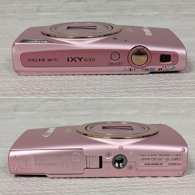 Canon IXY 630 Pink Digital Camera 16MP 12x Zoom Wi-Fi Full HD w