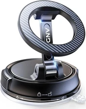 Car Phone Holder for 78 LBS Strongest Suction 2400gf Strongest Magnetic 360