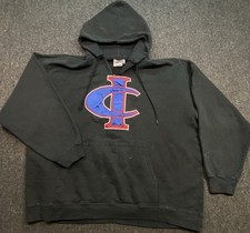 Billionaire Club Boys Club Black Hoodie Men  s Sz 2XL Embroidered Distressed