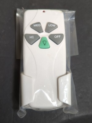 AULCMEET Smart Ceiling Fan Remote Control Replacement White Indoor