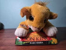 Vintage 1993 The Lion King Baby Simba Plush 10"