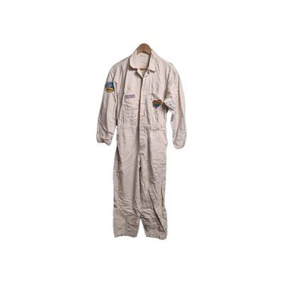 Levi s weißer Kesselanzug Overall Medium individuelle Patches Stolz Festival Arbeitskleidung