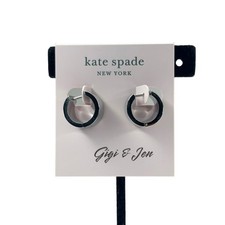 Kate Spade Huggie Hoop Silver Earrings