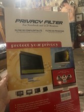 1 Pack Privacy Screen Protector For Notebook And Lcd Monitors New Sealed