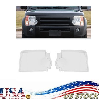 Headlight Lens Cover Headlamp Cover Fit For Land Rover Discovery 3 LR3 2005-2009