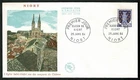 FRANCE 1964 FDC Niort, view of the church from the castle  SG72R