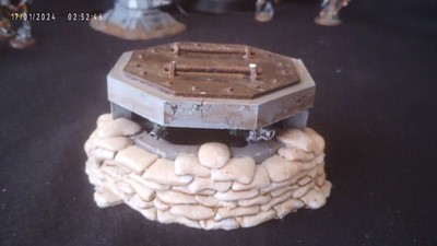 Forge World . Sandsackbunker mit schweren Boltern. Seltenes Modell .OOP