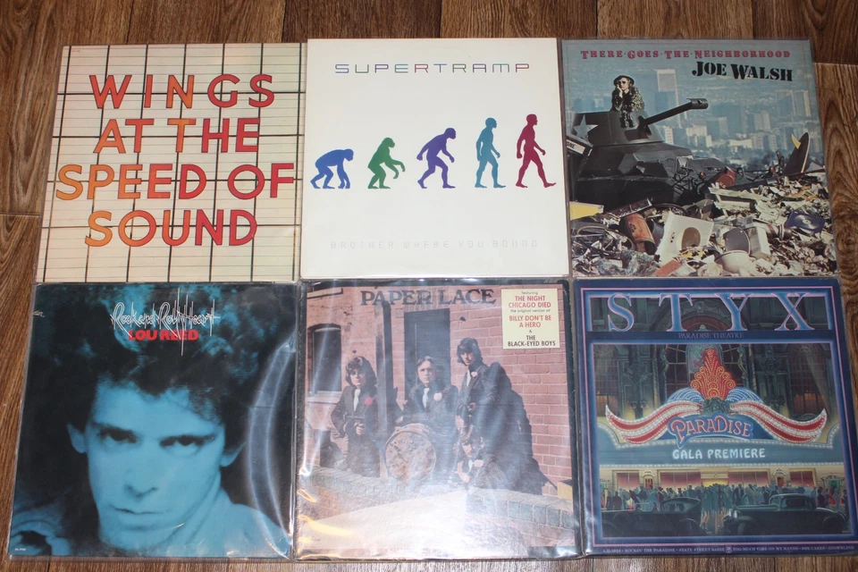 Vintage Vinyl Record LP LOT (30) Rock/Pop; Bob Seger Styx Alice Cooper & More - Image 2 of 4