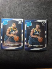 2017-18 PANINI DONRUSS OPTIC DONOVAN MITCHELL rookie card RC #188. rookie card picture