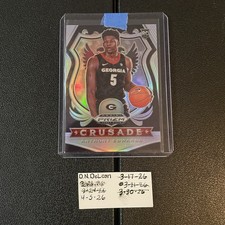 2020 Panini Prizm Draft Picks Anthony Edwards #81 Crusade Silver Prizm RC SP