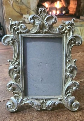Rococo Style Ornate Picture Frame Easel Back Scroll Gilt 4 X 6 Concepts In Time