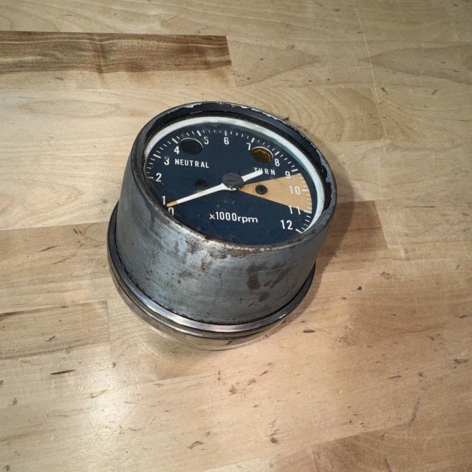 1974 Honda CL200 Scrambler tacômetro tacômetro mostrador PL1024-G3+ - Imagem 2 de 4