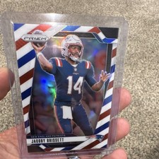 Panini Prizm Red White & Blue Jacoby Brissett #194 New England Patriots 2024