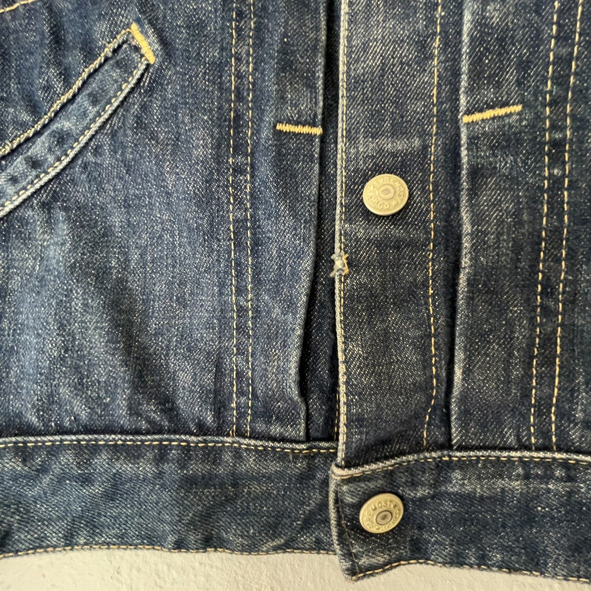 Vintage 1950s Jc Penney's Foremost Type 2 Selvedge Denim Jacket